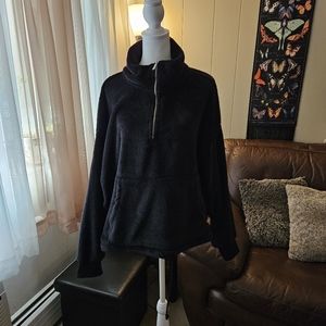 Old Navy half zip cropped fleece